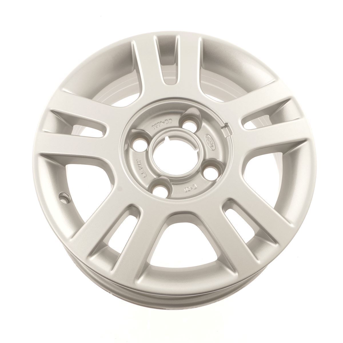 KA 14" ALLOY WHEEL 5-SPOKE DESIGN SILVER FINISH 2002-2008