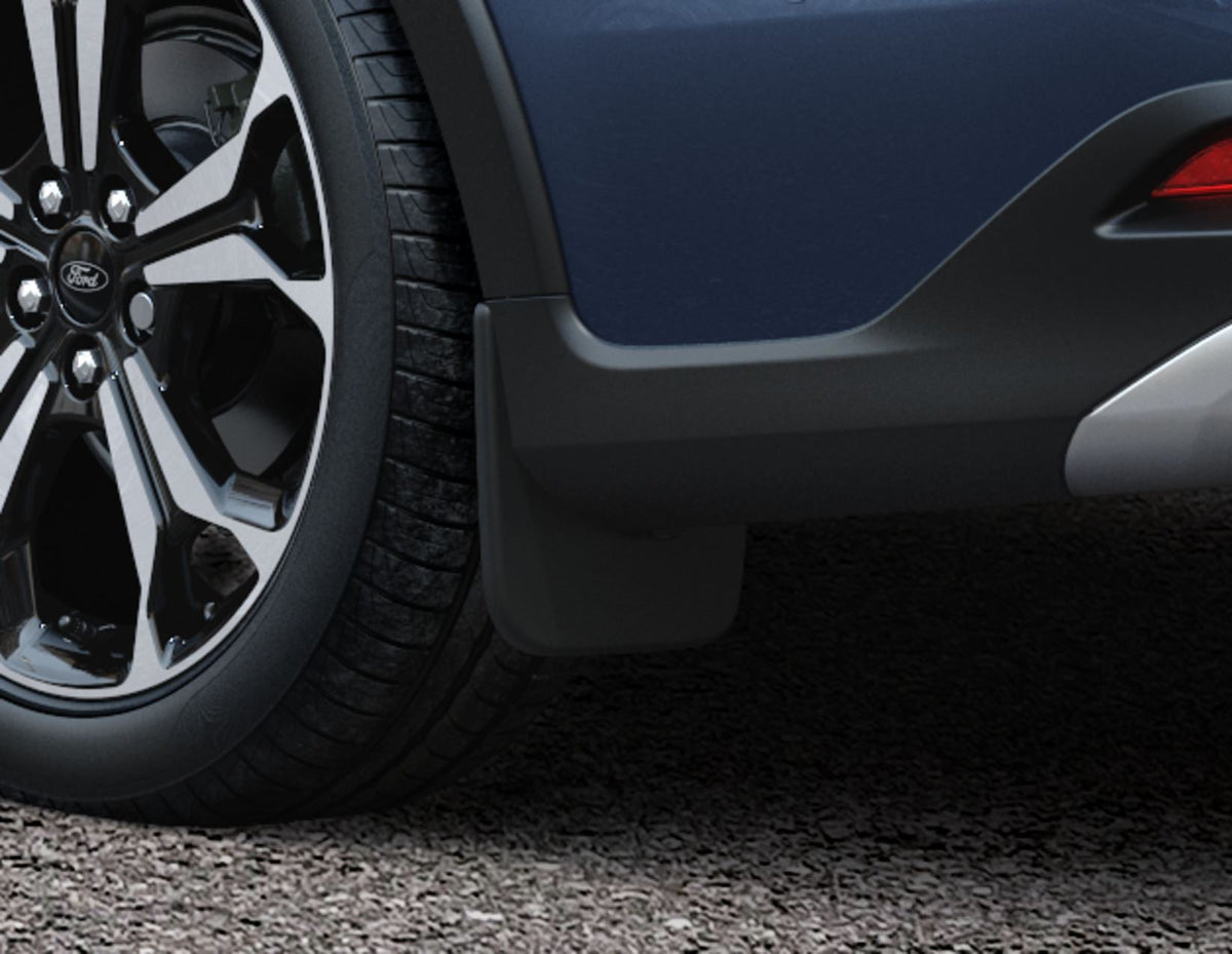 FOCUS ACTIVE ESTATE REAR MUD FLAPS KIT CONTOURED SPLASH GUARDS HEAVY DUTY MATERIAL SET OF 2 2018-ONWARDS