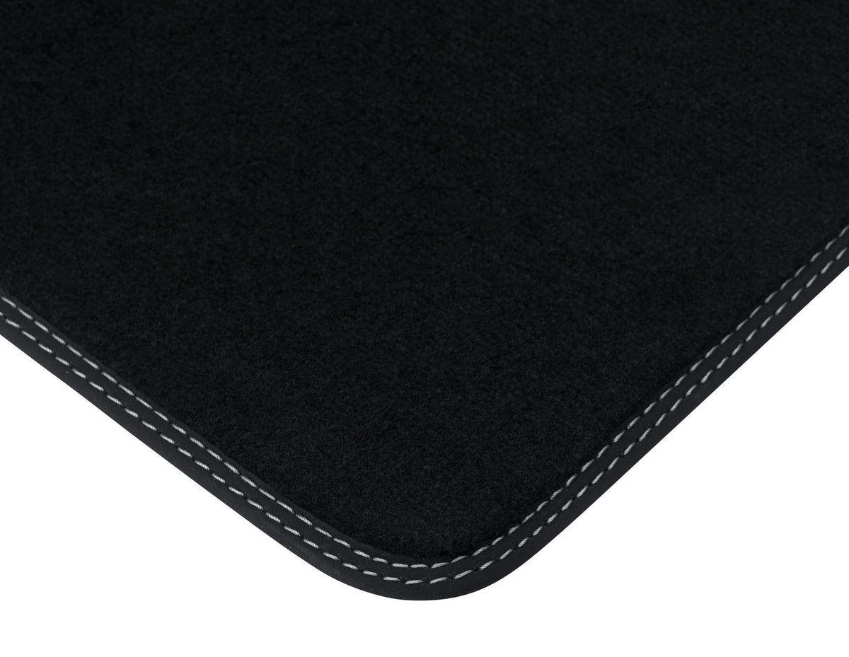 MUSTANG MACH-E REAR VELOUR CARPET FLOOR MAT CONTOURED SINGLE PIECE BLACK 2020-ONWARDS