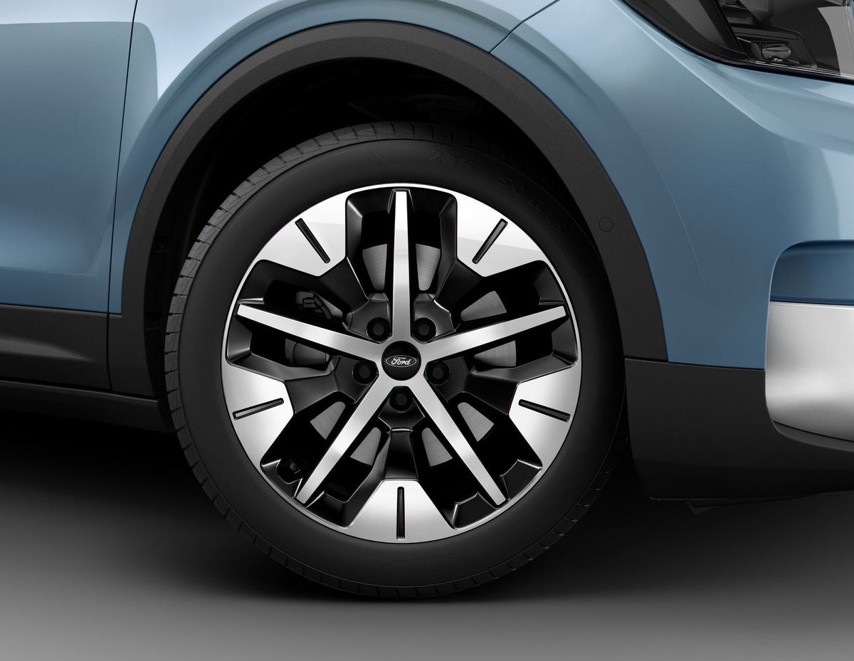 ALL-ELECTRIC EXPLORER 19" FRONT ALLOY WHEEL 5-SPOKE DESIGN ABSOLUTE BLACK BRIGHT MACHINED FINISH 2024-ONWARDS 2689768