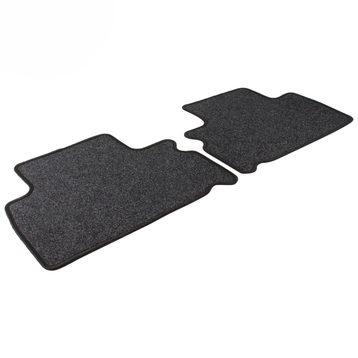 GALAXY S-MAX REAR CARPET FLOOR MATS CONTOURED SECOND SEAT ROW BLACK 2006-2015