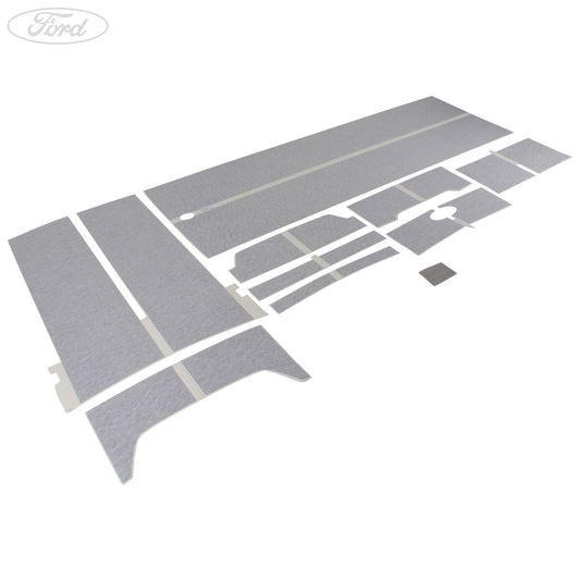 FIESTA MK6 FUSION RACING STRIPES DECAL BLUE