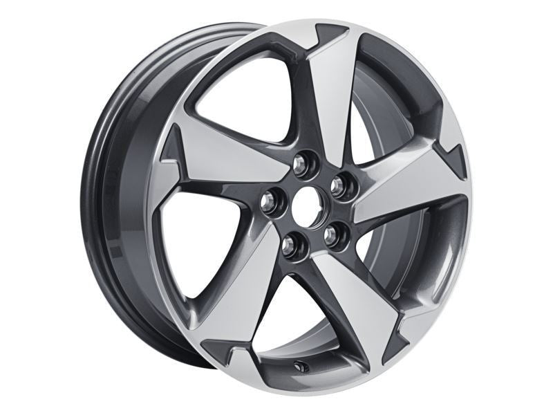 FOCUS 17" SET OF 4 SET OF 4 ALLOY WHEELS 5-SPOKE DESIGN ALUMINIUM SILVER FINISH 2018-2025
