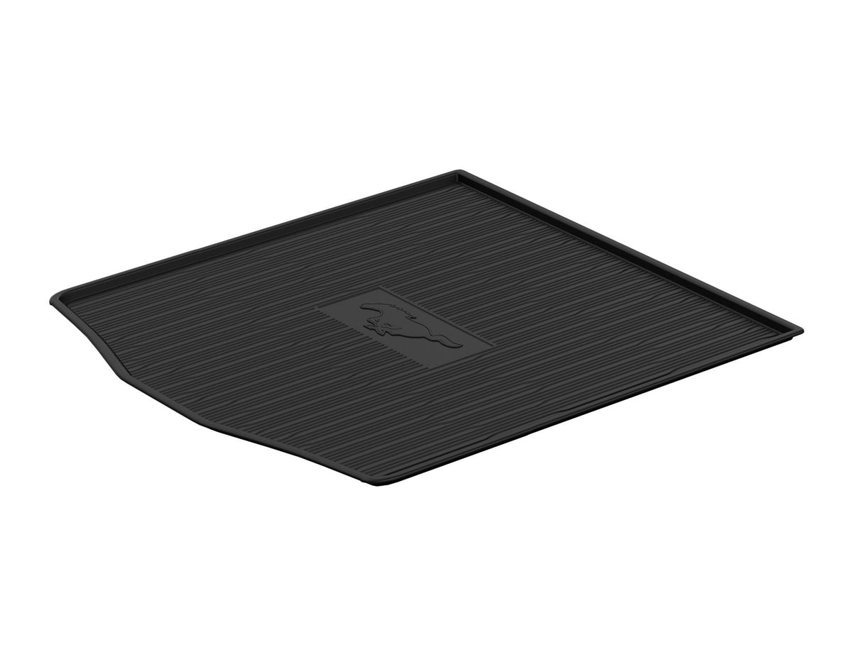 MUSTANG MACH-E RUBBER BOOT FLOOR MAT ALL-WEATHER LOAD COMPARTMENT TRAY WITH LOGO 2020-ONWARDS
