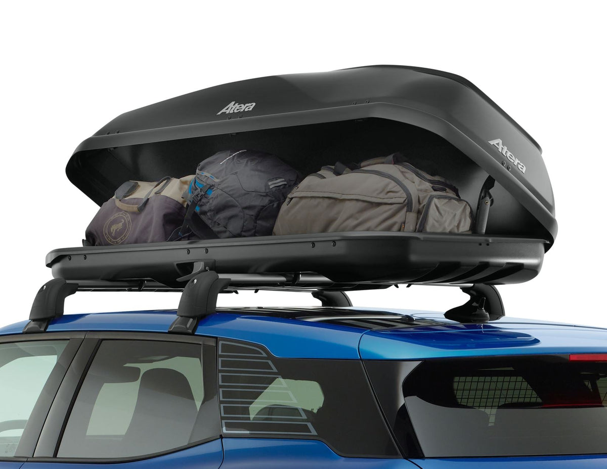 ATERA* CASAR L 420L ROOF BOX LOCKABLE DUAL OPENING BRILLIANT BLACK