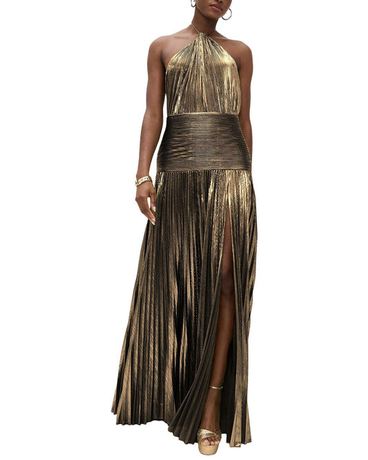 AMINA GLAM Embellished Maxi Dress