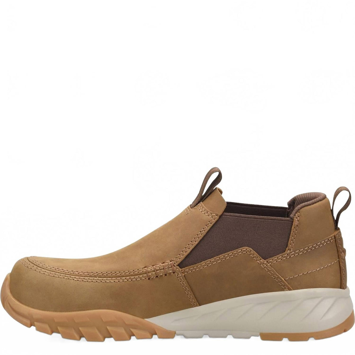 Men's Force Static Dissipative Slip On Work Shoes - 2E In Medium Brown