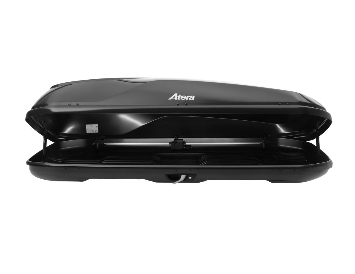 ATERA* CASAR XL 540L ROOF BOX LOCKABLE DUAL OPENING BRILLIANT BLACK