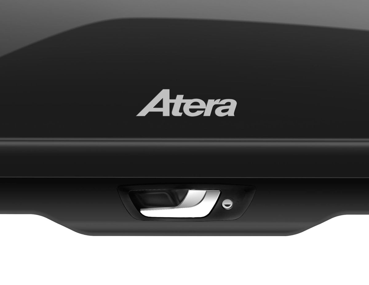 ATERA* CASAR XL 540L ROOF BOX LOCKABLE DUAL OPENING BRILLIANT BLACK