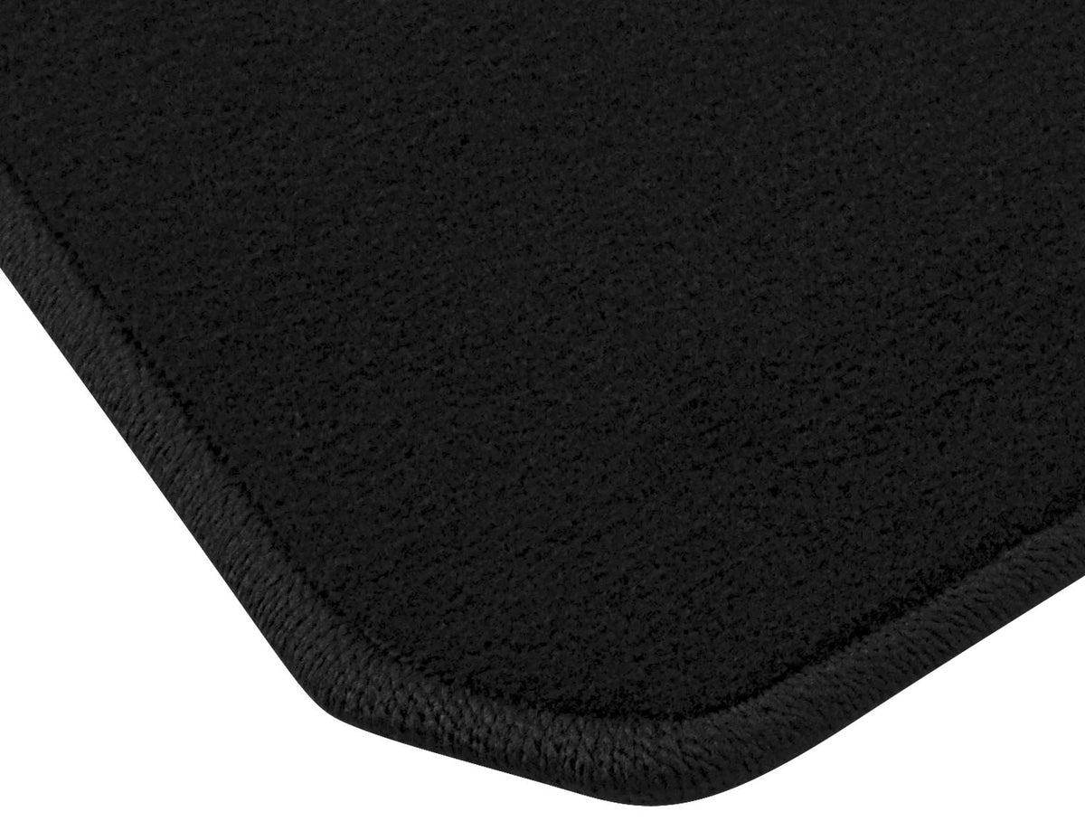 TRANSIT FRONT CARPET FLOOR MATS CONTOURED BLACK WITH DRIVER & PASSENGER FIXINGS 2019-ONWARDS