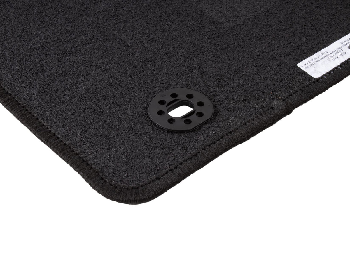 KA FRONT & REAR CARPET FLOOR MAT KIT CONTOURED SET BLACK 2008-2012 1543878