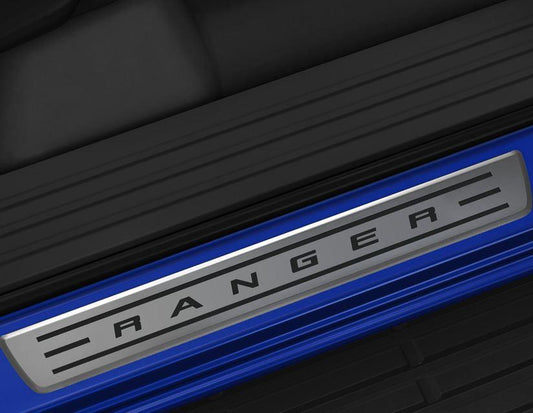 RANGER 01/2012-01/2019 SCUFF PLATES FRONT,STAINLESS STEEL
