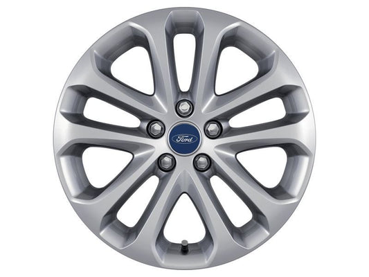 C-MAX FOCUS 17" ALLOY WHEEL 5X2-SPOKE DESIGN SILVER FINISH 2010-2015
