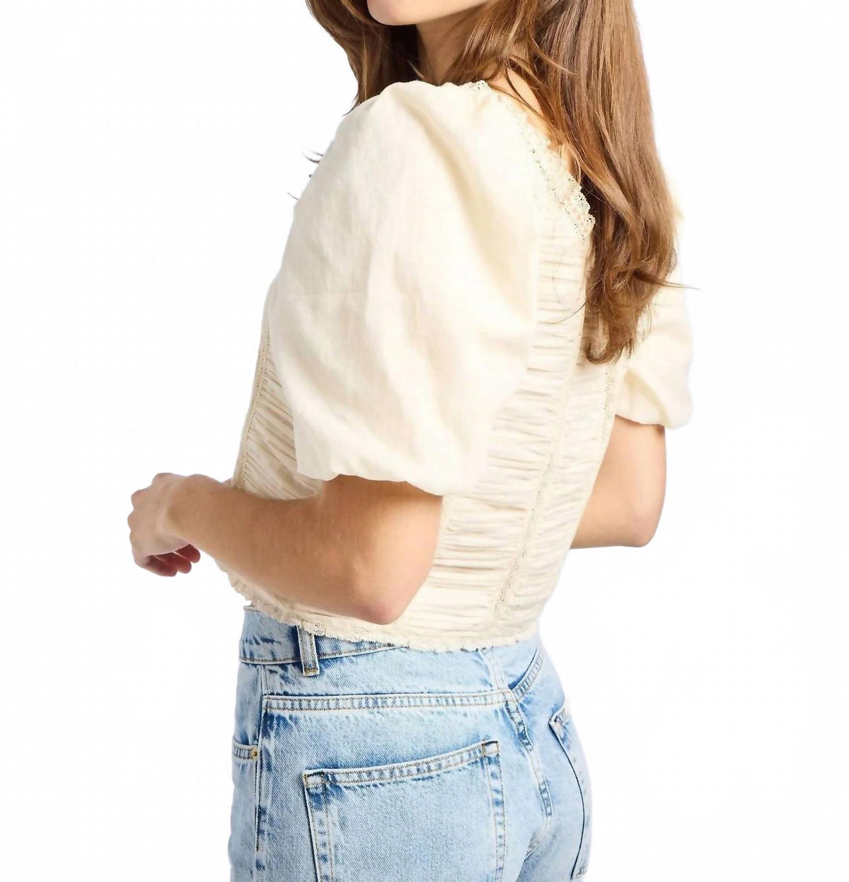 Ophelia Top In Ivory