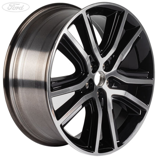 EDGE 20" ALLOY WHEEL 5X2-SPOKE DESIGN BLACK MACHINED FINISH 2018-2019