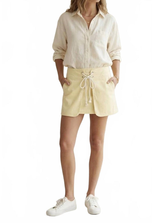 Paola Summer Skirt In Yellow