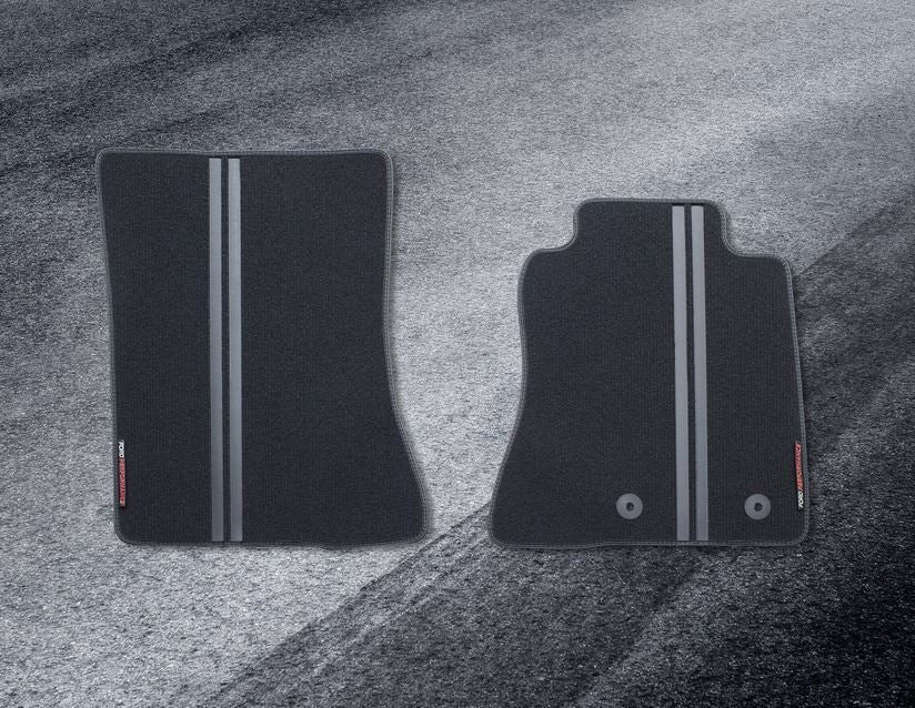 PERFORMANCE FLOOR MATS FRONT, BLACK