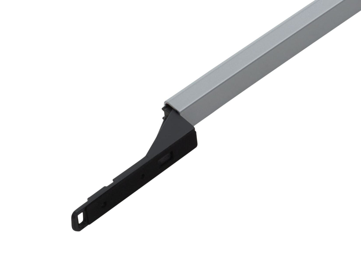 TRANSIT TOURNEO COURIER ROOF RAIL SINGLE O/S DRIVER SIDE SILVER FINISH 2023-ONWARDS