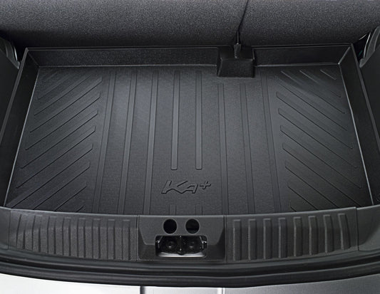 KA+ RUBBER BOOT FLOOR MAT ALL-WEATHER LOAD COMPARTMENT TRAY WITH LOGO 2016-2019