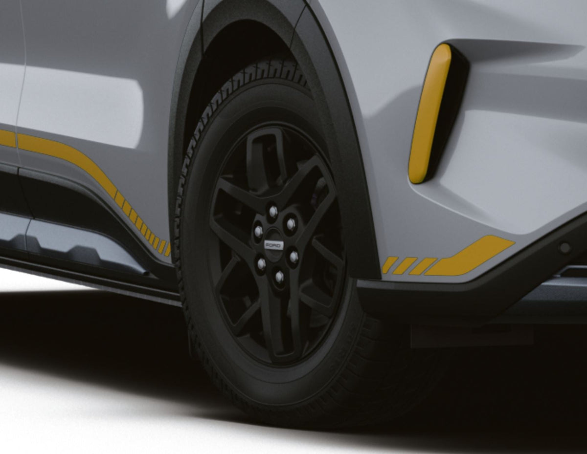 TRANSIT/TOURNEO CUSTOM 16" ALLOY WHEEL 6-SPOKE DESIGN ASPHALT MATT BLACK FINISH 2023-ONWARDS 2653308