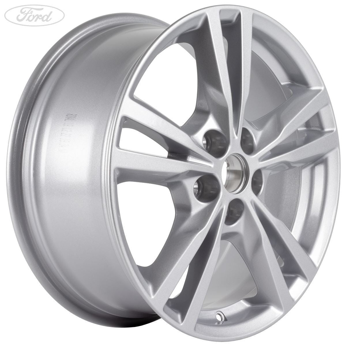 GALAXY S-MAX 17" SET OF 4 ALLOY WHEEL 5X2-SPOKE DESIGN SPARKLE SILVER FINISH 2015-2023