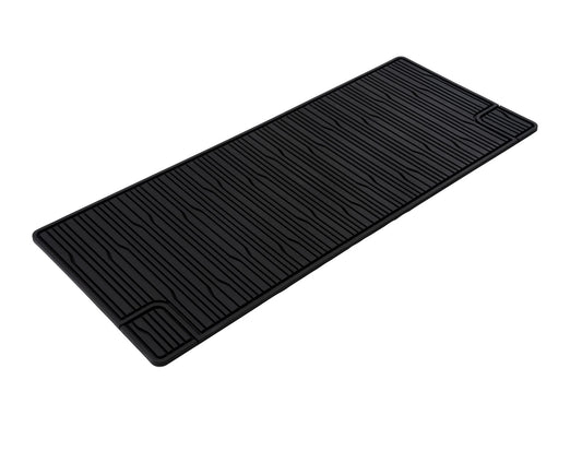 TRANSIT CUSTOM BUS 2ND ROW RUBBER FLOOR MATS ALL-WEATHER CONTOURED BLACK 2024-ONWARDS