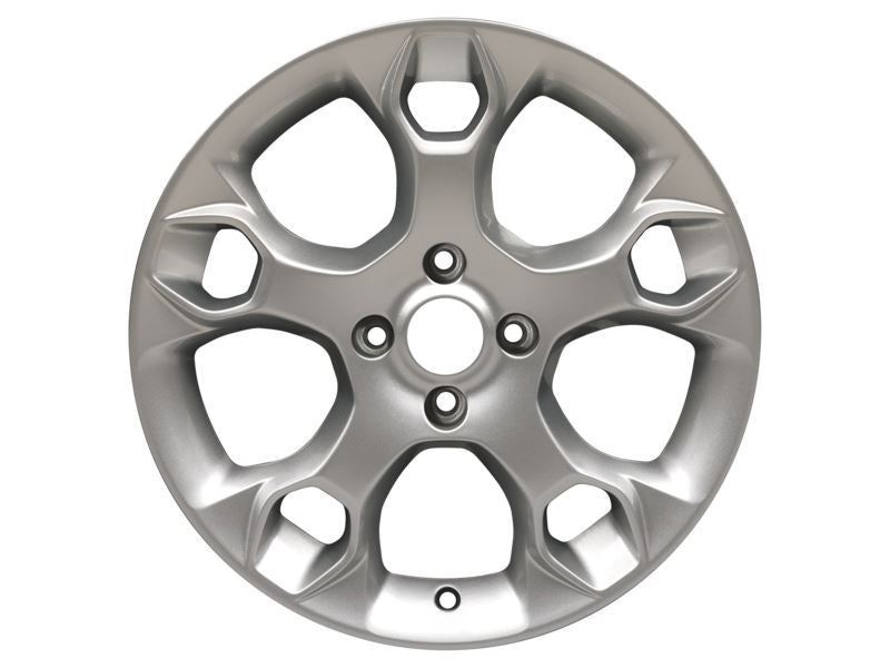 FIESTA 17" SET OF 4 ALLOY WHEEL 5-Y-SPOKE DESIGN SILVER FINISH 2008-2012