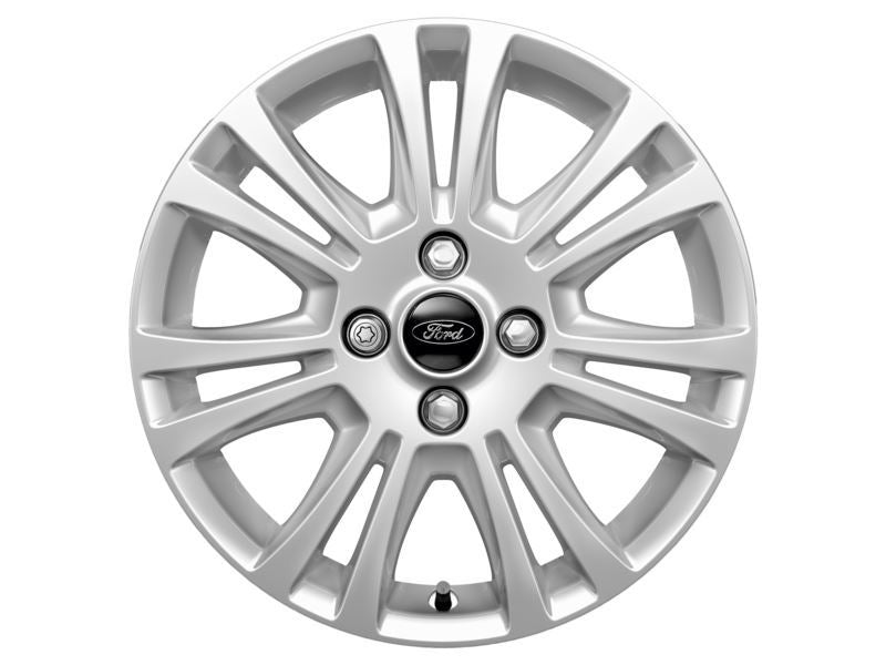 FIESTA 16" ALLOY WHEEL 7-SPOKE DESIGN SILVER FINISH 2012-2019