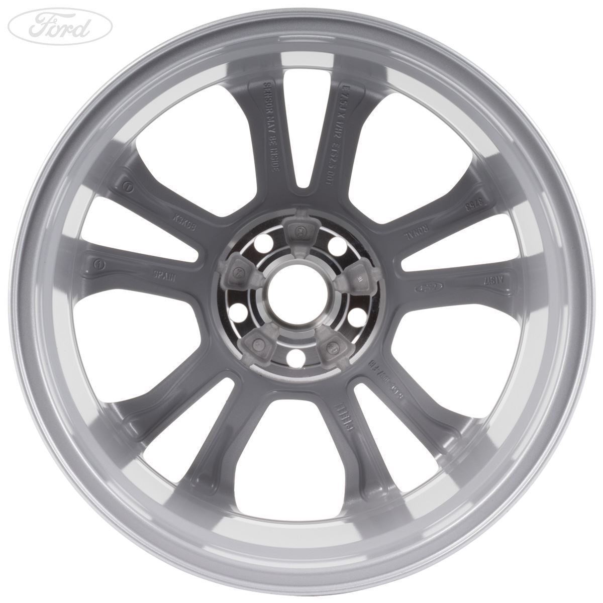 KUGA 17" SET OF 4 ALLOY WHEEL 5X2-SPOKE DESIGN SILVER FINISH 2016-2020