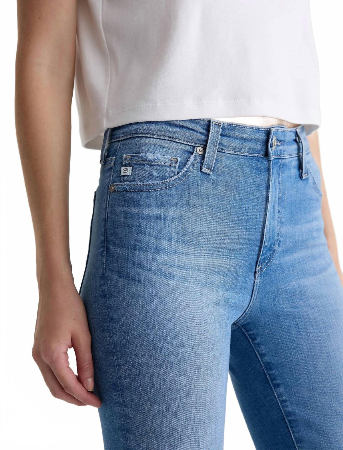Mari Straight Leg Jean In Minimalist
