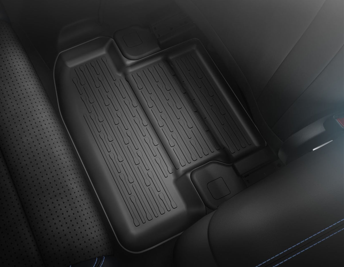 MUSTANG FROM 10/2023 RUBBER FLOOR MATS FRONT AND REAR,BLACK