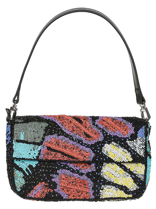 Timmy Abstract Beadwork Shoulder Bag