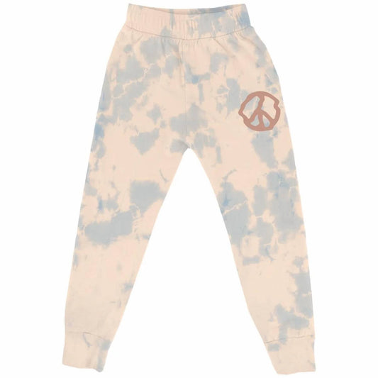 Kid's Head In The Clouds Jogger Pants In Faded Pink