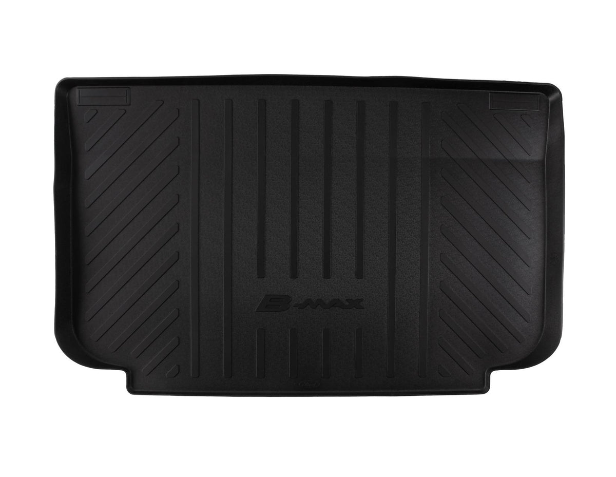 B-MAX RUBBER BOOT FLOOR MAT ALL-WEATHER LOAD COMPARTMENT TRAY BLACK WITH LOGO 2012-2017
