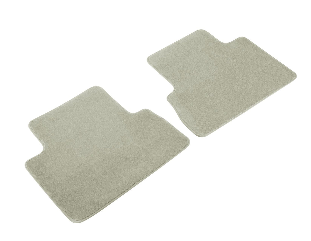 C-MAX REAR VELOUR CARPET FLOOR MATS CONTOURED MEDIUM LIGHT STONE WITH GREY NUBUK SURROUND 2010-2015
