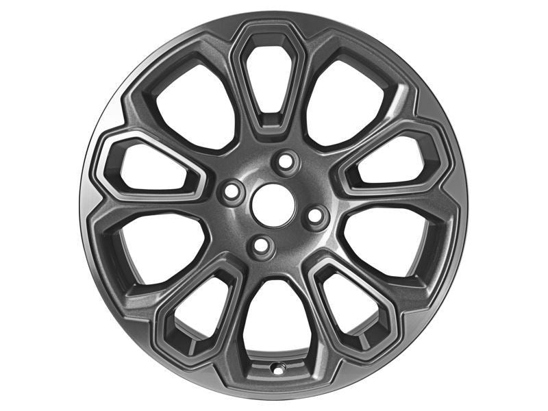 ECOSPORT 17" SET OF 4 ALLOY WHEEL 10-SPOKE DESIGN FLASH GREY MACHINED FINISH 2017-2023