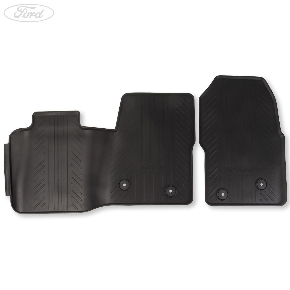 TRANSIT CUSTOM MK8 MK9 FRONT RUBBER FLOOR MATS MANUAL 2014- 2047028