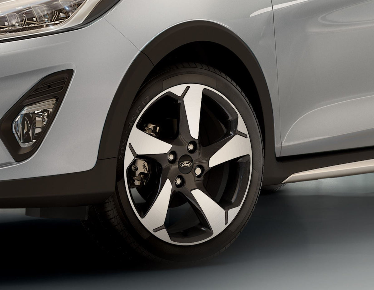 FIESTA 17" ALLOY WHEEL 5-SPOKE DESIGN ABSOLUTE BLACK FINISH 2017-2023