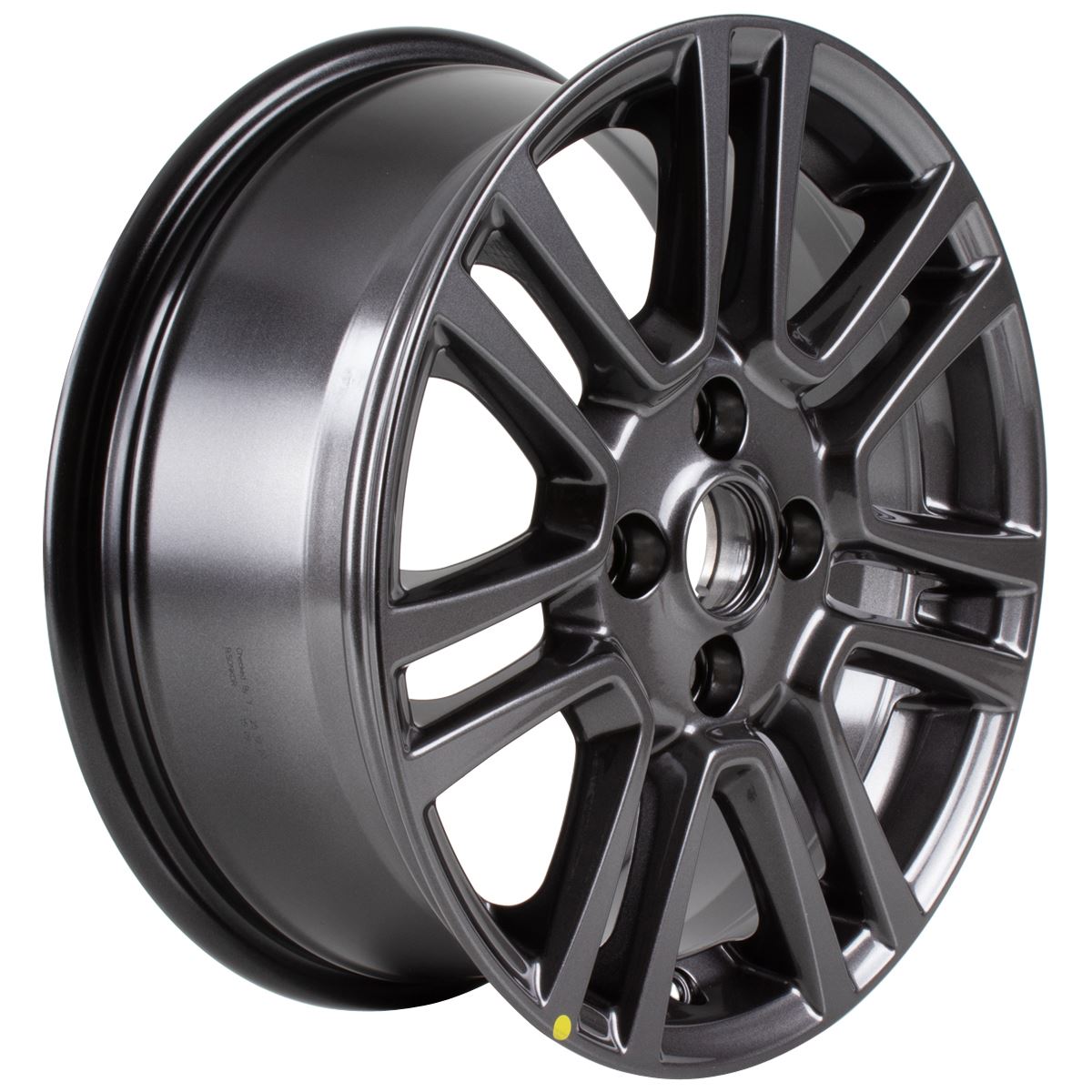 TRANSIT TOURNEO COURIER 16" ALLOY WHEEL 7X2-SPOKE DESIGN MAGNETIC GREY FINISH 2016-2023