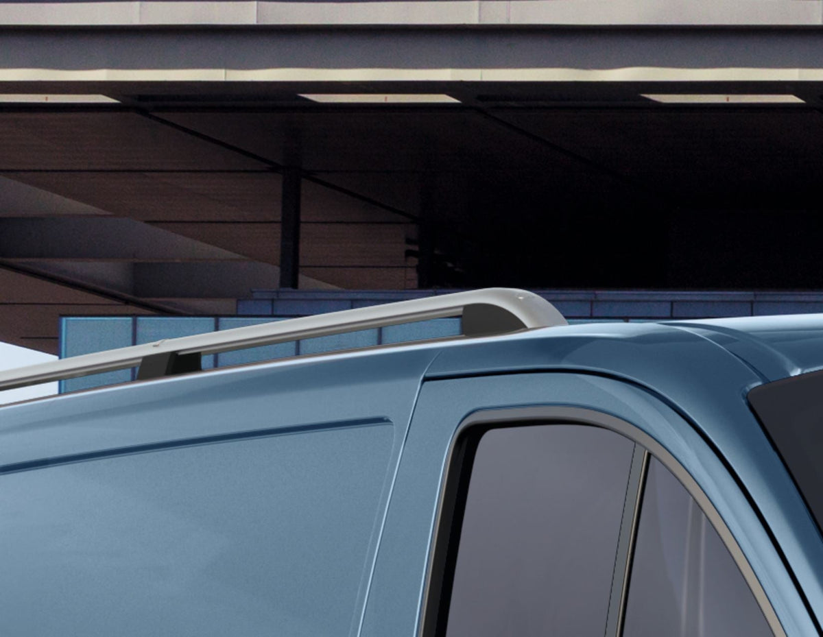 TRANSIT TOURNEO CUSTOM LWB ROOF RAILS SILVER FOR LOW ROOF VEHICLES 2012-2023