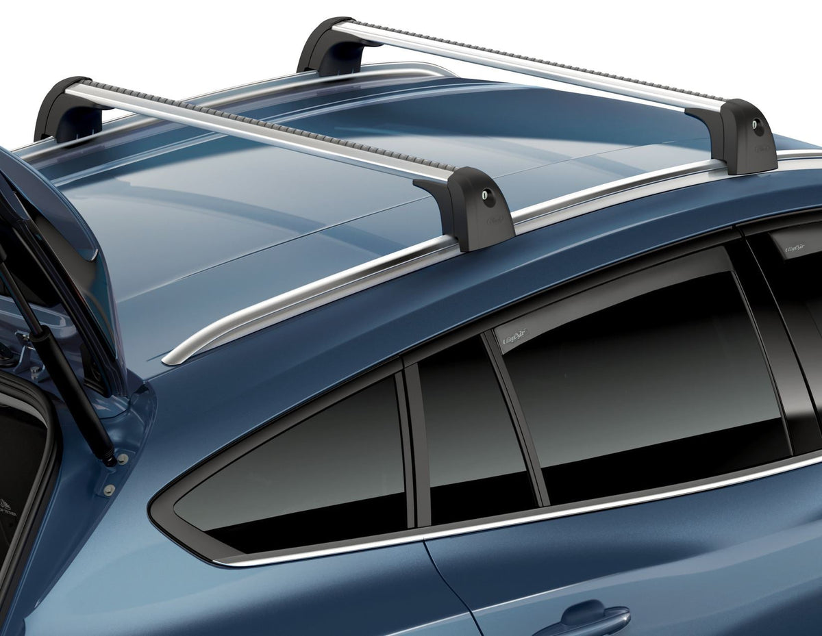 FOCUS ESTATE ROOF CROSS BARS ALUMINIUM LOCKABLE SILVER FINISH 2018-2025 2171008
