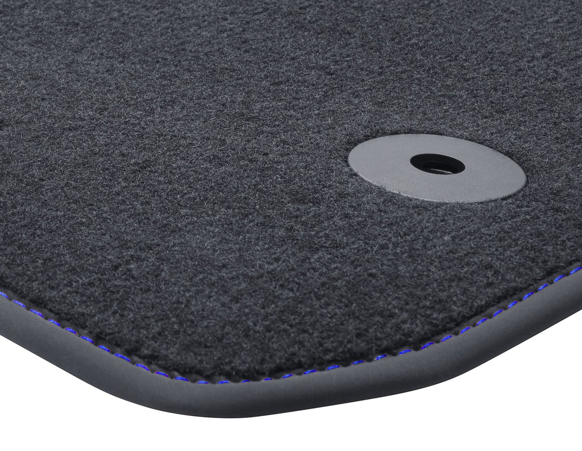 RANGER TKE RAPTOR FRONT VELOUR CARPET FLOOR MATS CONTOURED BLACK 2019-2023