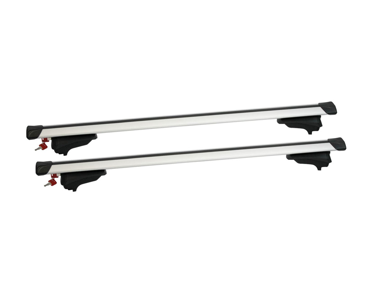 G3* ROOF CROSS BARS LOCKING SILVER FOR TRANSIT TOURNEO CUSTOM 2012-2023