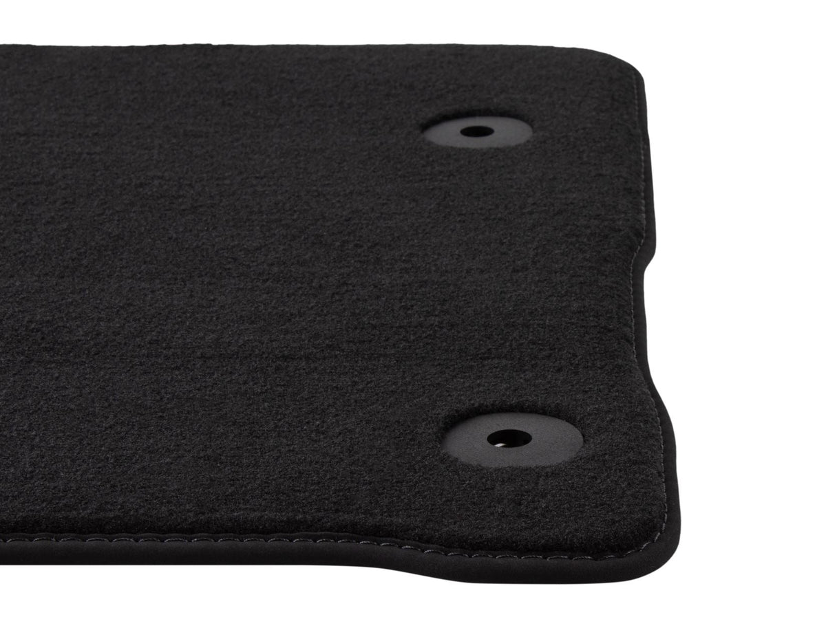 KUGA FRONT & REAR VELOUR CARPET FLOOR MAT KIT CONTOURED BLACK 2020-ONWARDS