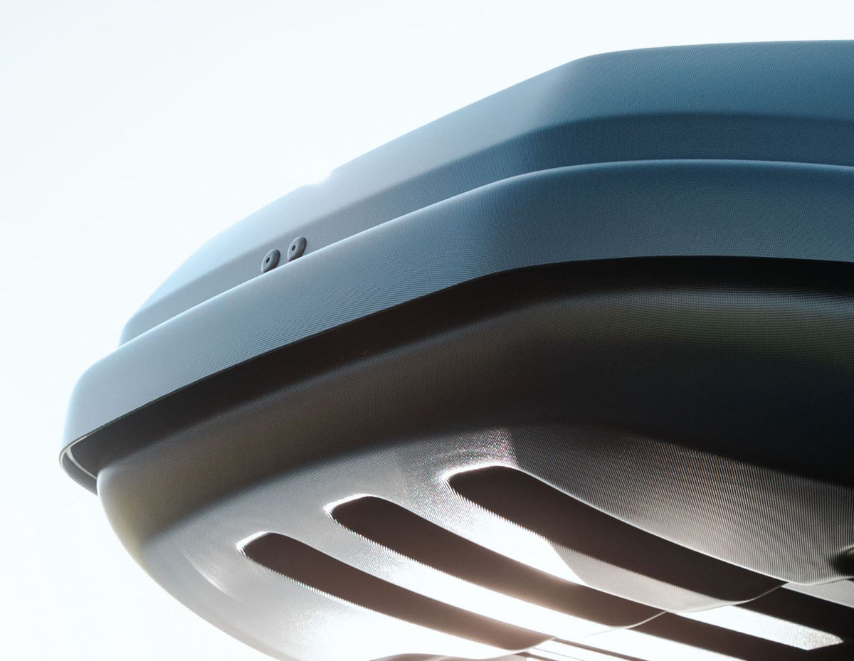 ATERA* CASAR M 380L ROOF BOX LOCKABLE DUAL OPENING LAVA STRUCTURED