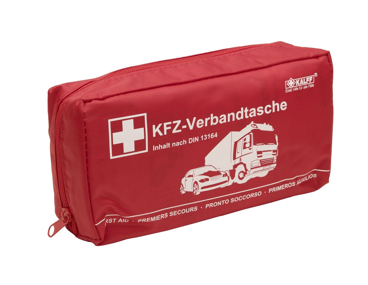 KALFF* FIRST AID KIT IN RED NYLON BAG,NANO
