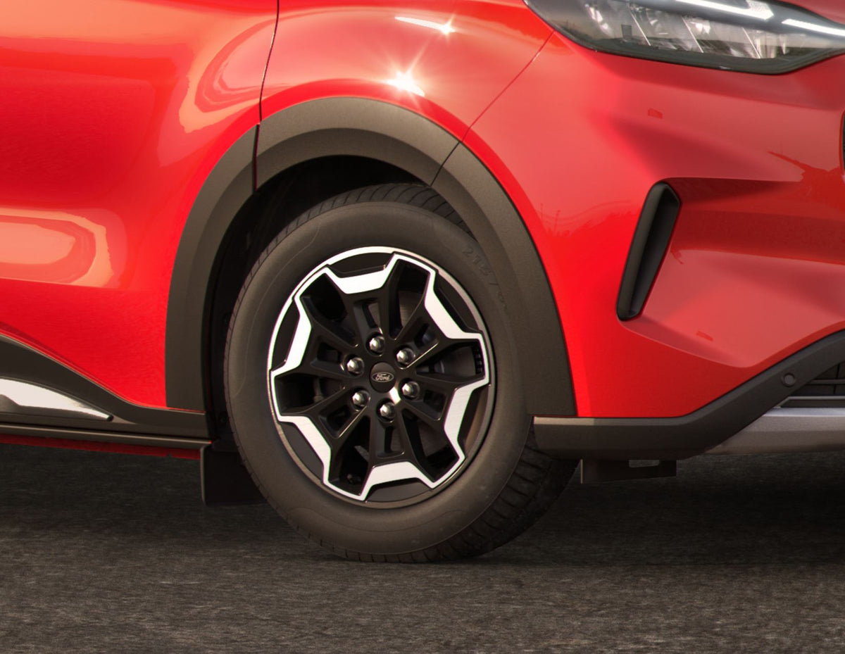 TRANSIT/TOURNEO CUSTOM 17" ALLOY WHEEL 6-SPOKE DESIGN EBONY BLACK FINISH 2023-ONWARDS 2653314