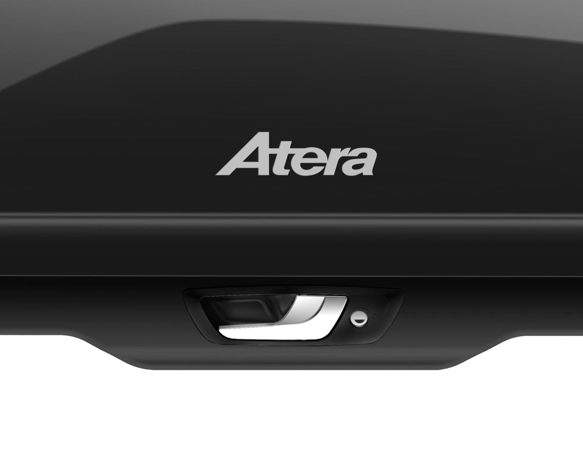 ATERA* CASAR L 420L ROOF BOX LOCKABLE DUAL OPENING BRILLIANT BLACK