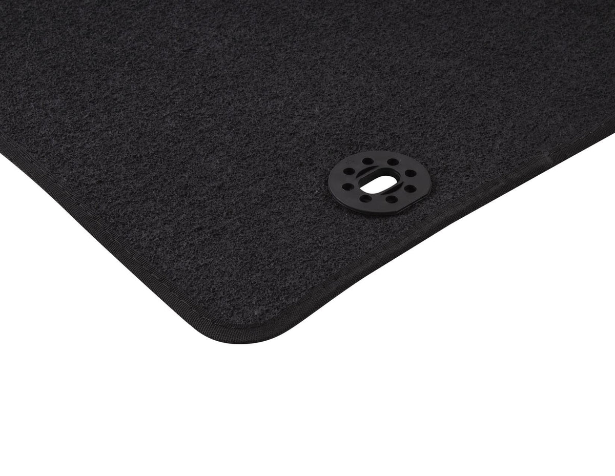C-MAX FRONT CARPET FLOOR MATS CONTOURED SET BLACK WITH REINFORCED HEAL PAD 2010-2012