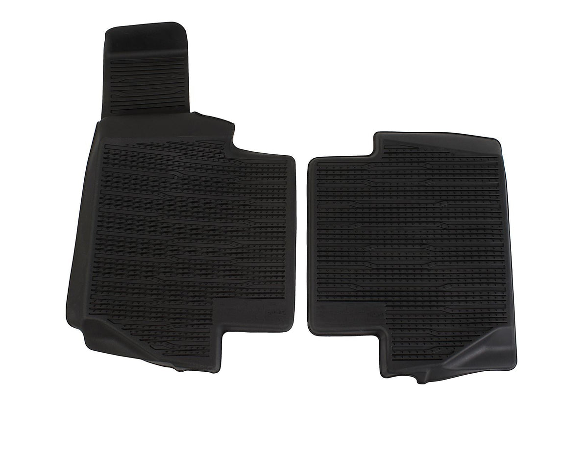 FIESTA PUMA REAR RUBBER FLOOR MATS ALL-WEATHER CONTOURED BLACK 2017-ONWARDS